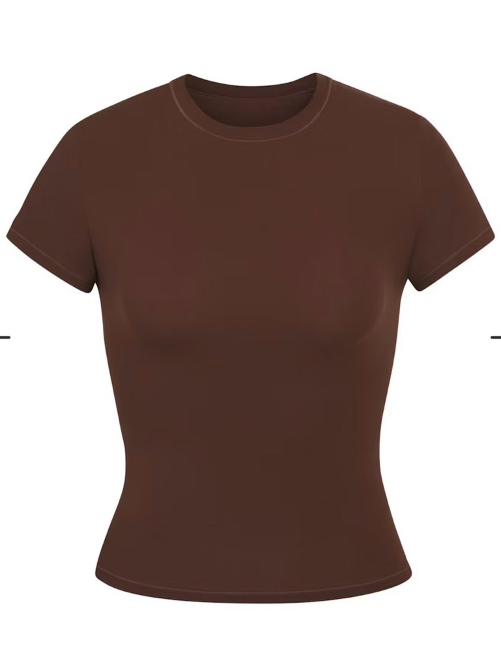 SKIMS cocoa fits everyone T-shirt